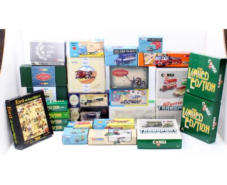 27 Corgi Classics modern issue boxed diecast, with examples including No. 80112 Fowler B6 Crane Engine, No. 19301 Bedford S T