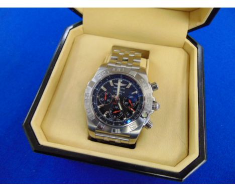 A Breitling Chronometre stainless steel watch, inc. box and documents, model No:3029077