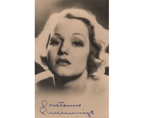 ACTRESSES: Selection of vintage signed postcard photographs, and slightly smaller, by various film and stage actresses, inclu