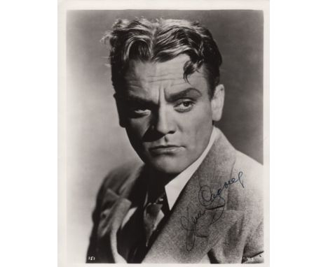 CAGNEY JAMES: (1899-1986) American Actor, Academy Award winner. Signed 8 x 10 photograph, the image depicting the actor in a 