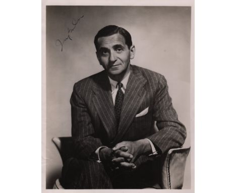 BERLIN IRVING: (1888-1989) American Composer and Lyricist. Vintage signed 8 x 10 photograph, the image depicting the composer