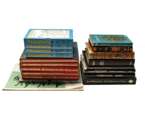 Five books of Masterpieces in the National Palace Museum and other books including Antique Jade, Oscar Luzzatto-Bilitz.