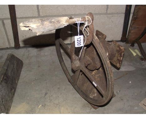 A farming implement hopper