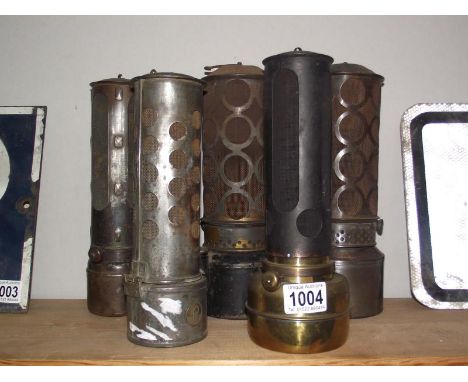5 Edwardian car engine heaters including Bladons Sentinel etc.