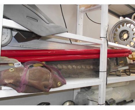 A good selection of trowels/floats etc and a large Trico concrete trowel kit