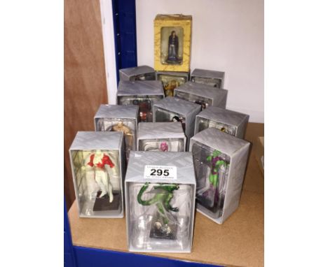 12 boxed Marvel characters and 1 Lord of The Rings