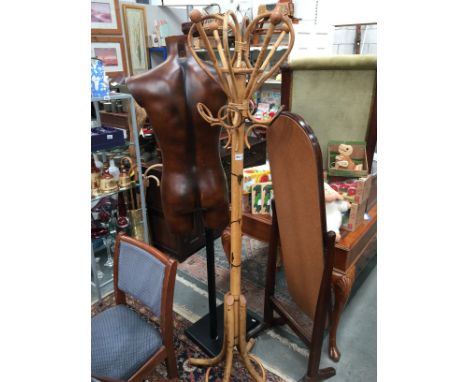 A bamboo hat / coat stand