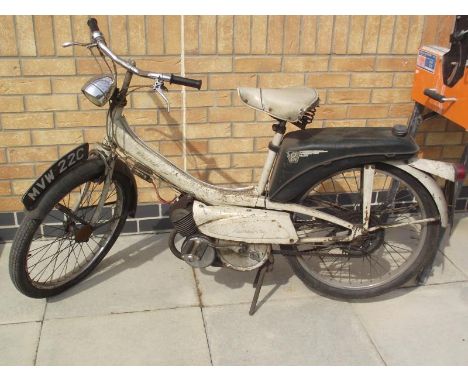 A 1965 Raleigh Runabout, no documents, engine runs