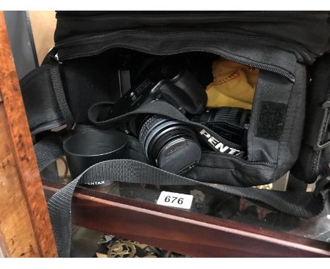 A Pentaz digital camera in case
