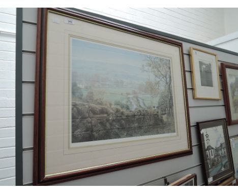 A vintage print of locl interest after K Melling 
