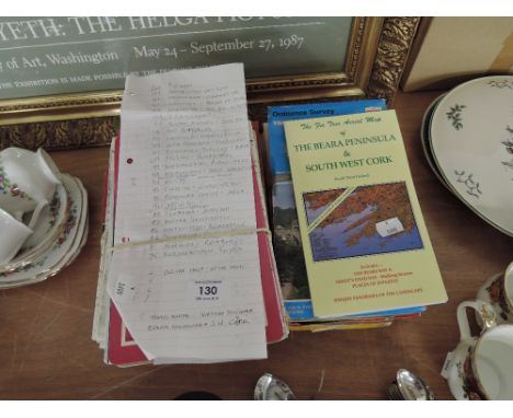 A selection of vintage maps and ordnance survey guides