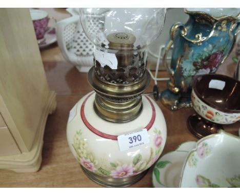 A ceramic based oil lamp