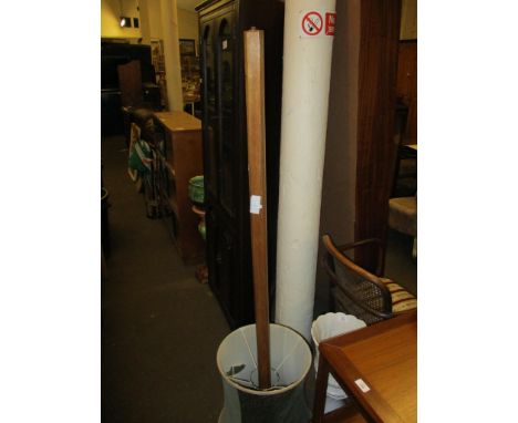 LIGHT OAK STANDARD LAMP