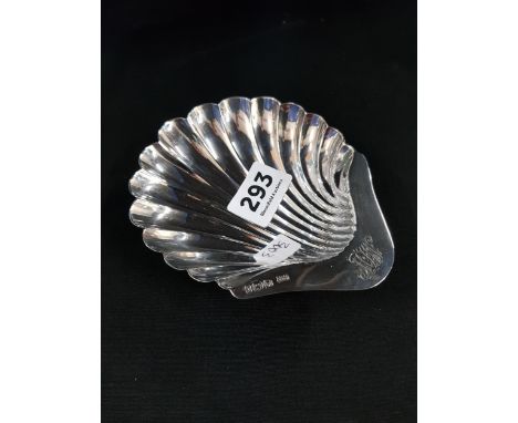 ANTIQUE SILVER SHELL DISH 59.4G 