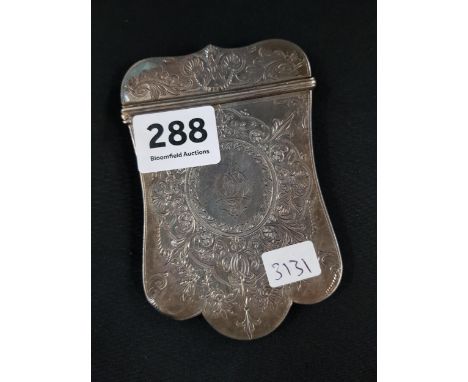 ANTIQUE SILVER CARD CASE 92G 