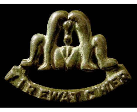 WWII Fire Watcher Volunteers MountA copper-alloy badge or mount of an erotic and very explicit nature. The badge takes the fo