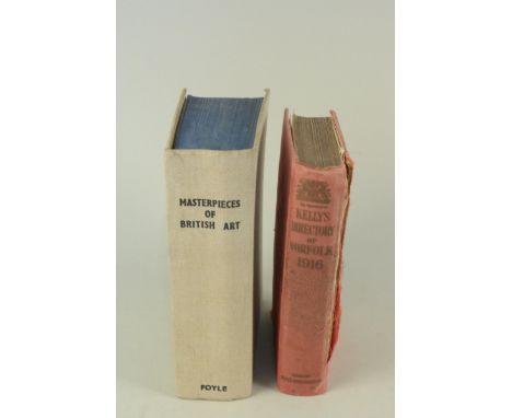 The 16th edition of Kellys Directory of the County of Norfolk 1916 plus a copy of Masterpiece of British Art