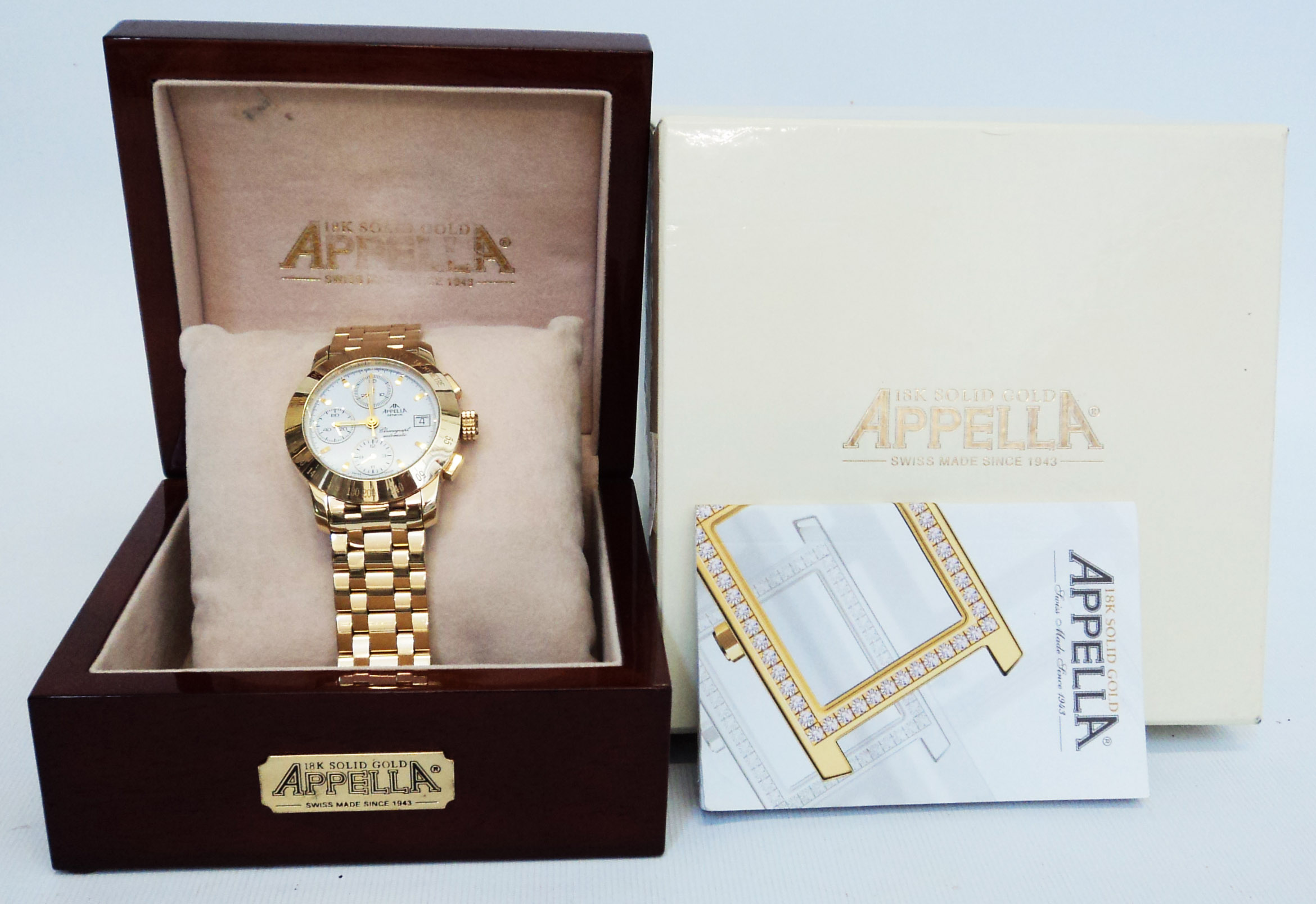 appella 18k solid gold watch price