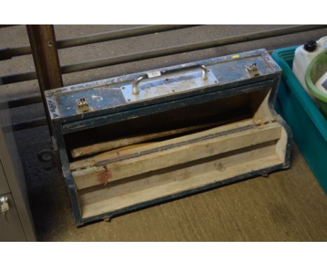 A carpenters tool chest and contents