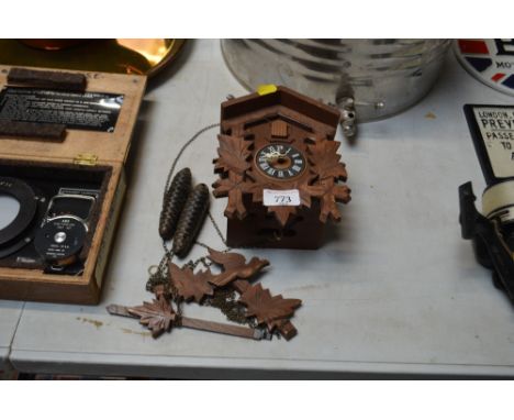 A Black Forest style cuckoo clock