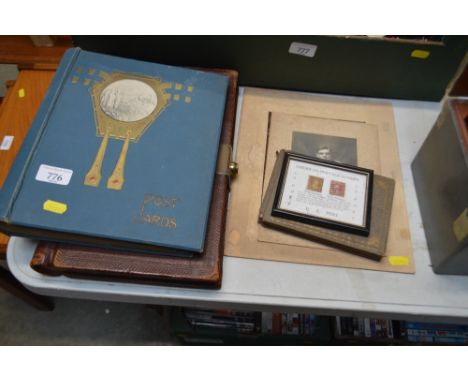 A post card album; Booksafe stamp snap shot album