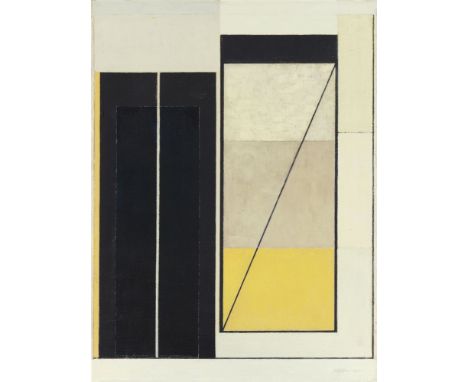   Heinrich SiepmannB 17  Öl auf Rupfen 100 x 75 cm. Mit Atelierleiste gerahmt. Geritzt signiert und datiert 'Siepmann 1977'. 