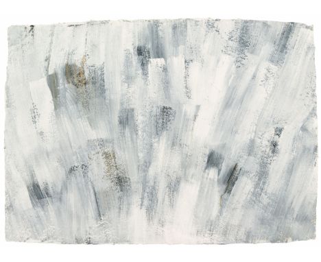   Raimund GirkeOhne Titel  Öl auf Karton Ca. 63 x 88 cm. Unter Glas gerahmt. Rückseitig signiert und datiert 'Girke 92' sowie
