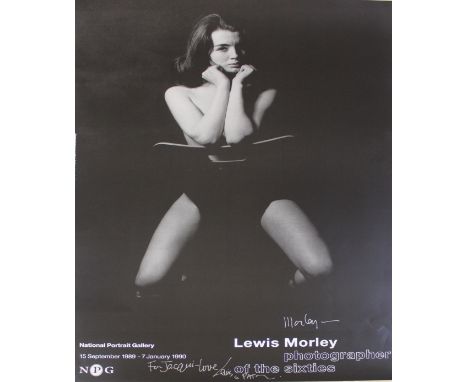 Lewis Morley (Chinese, 1925-2013), Christine Keeler.&nbsp; 2 signed National Portrait Gallery posters, from the 1989-1990 exh