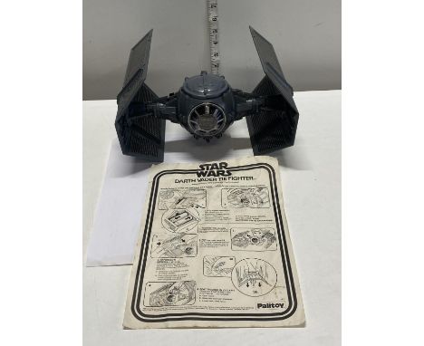 A Palitoy Star Wars Darth Vader Tie Fighter, missing battery cover 