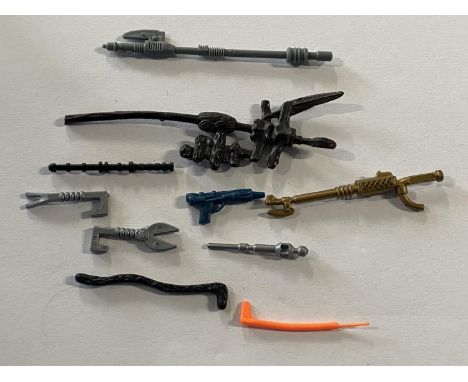 A selection of vintage Star Wars weapons and accessories 