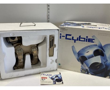 A boxed Tiger I-Cybie robot dog (untested) 