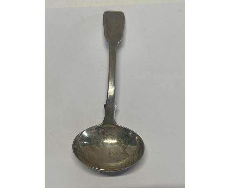 A hallmarked for London early Victorian silver toddy ladle 71g 