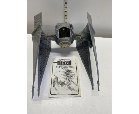 A 1983 Star Wars Tie Interceptor by Kenner 