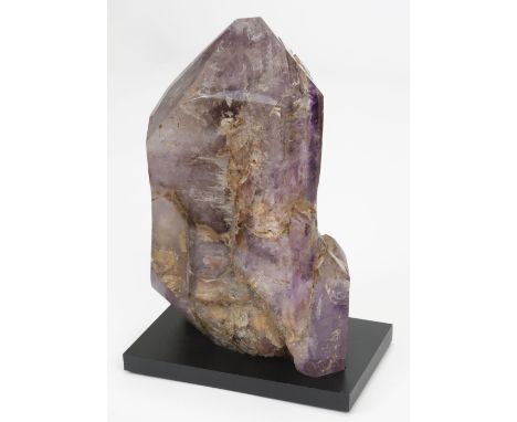 * Amethyst. A substantial amethyst crystal boulder from Madagascar, the crystalline structure with graduated colours and incl