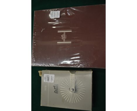 Hermes 1978 diaries and a Hermes pad refill.