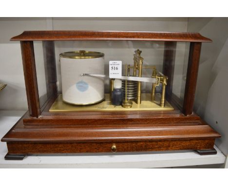 A good mahogany cased barograph.