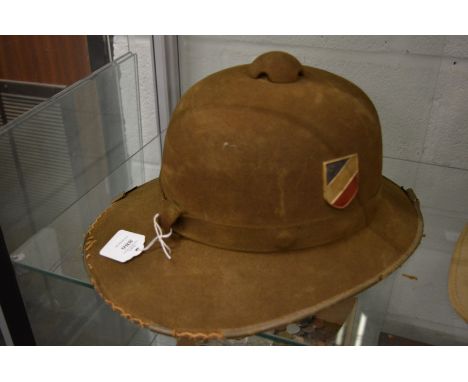A German pith helmet.