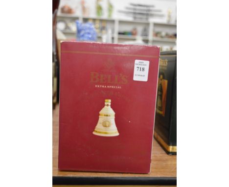 A Wade Bells Scotch whisky decanter Christmas 2000, boxed.