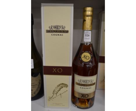 A bottle of Rastignac XO cognac.