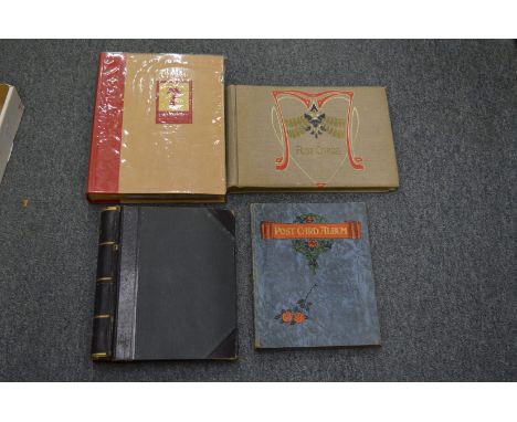 A collection of postcard albums, contents to include Louis Wain and Mabel Lucie Attwell and others.