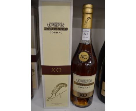 A bottle of Rastignac XO cognac.