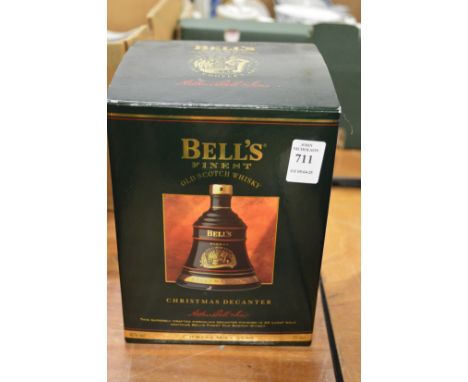 A Wade Bells Scotch whisky decanter Christmas 1992, boxed.