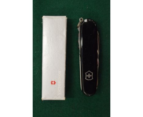 A Victorinox Huntsmen Swiss Army knife with original box.