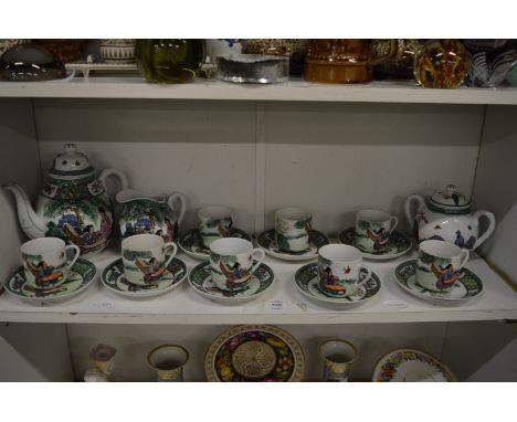 Japanese porcelain tea service.