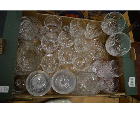 Quantity of glassware.