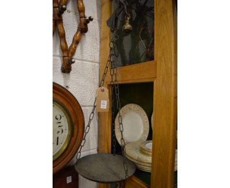 An old scales and a pot jack.