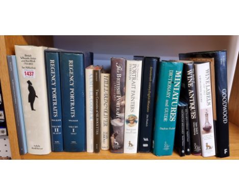 Books: art reference, miniature and portrait painters; and three others. (16)