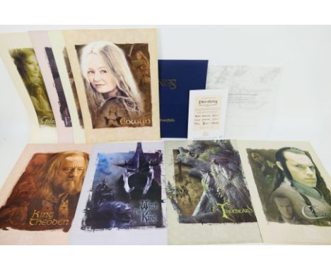 Lord Of The Rings - A Cards Inc. Originals limited edition Collectors Edition Art Portfolio containing nine prints of charact