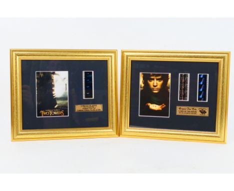 Lord Of The Rings - Two limited edition Original Fill Cell displays comprising The Two Towers # 64/200 and The Fellowship Of 