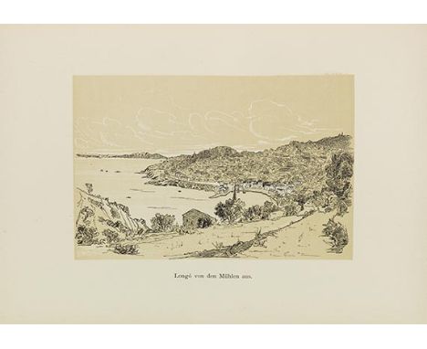 Ludwig Salvator     Paxos und Antipaxos. Würzburg und Wien, L. Woerl 1887.  Erste Ausgabe. Seltene Monographie der nur 7 Kilo